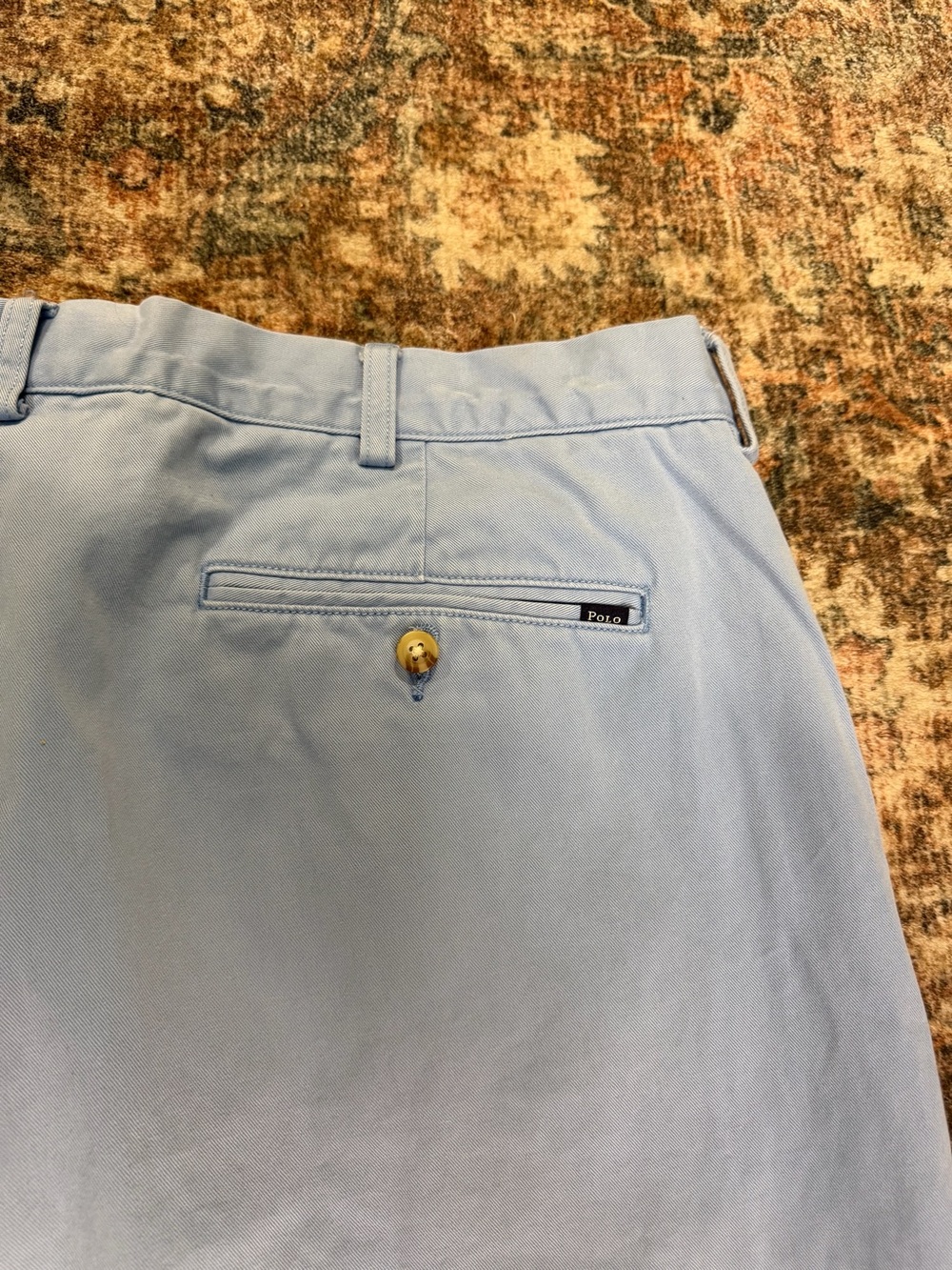 Classic Ralph Lauren blue chino pants 38x32
